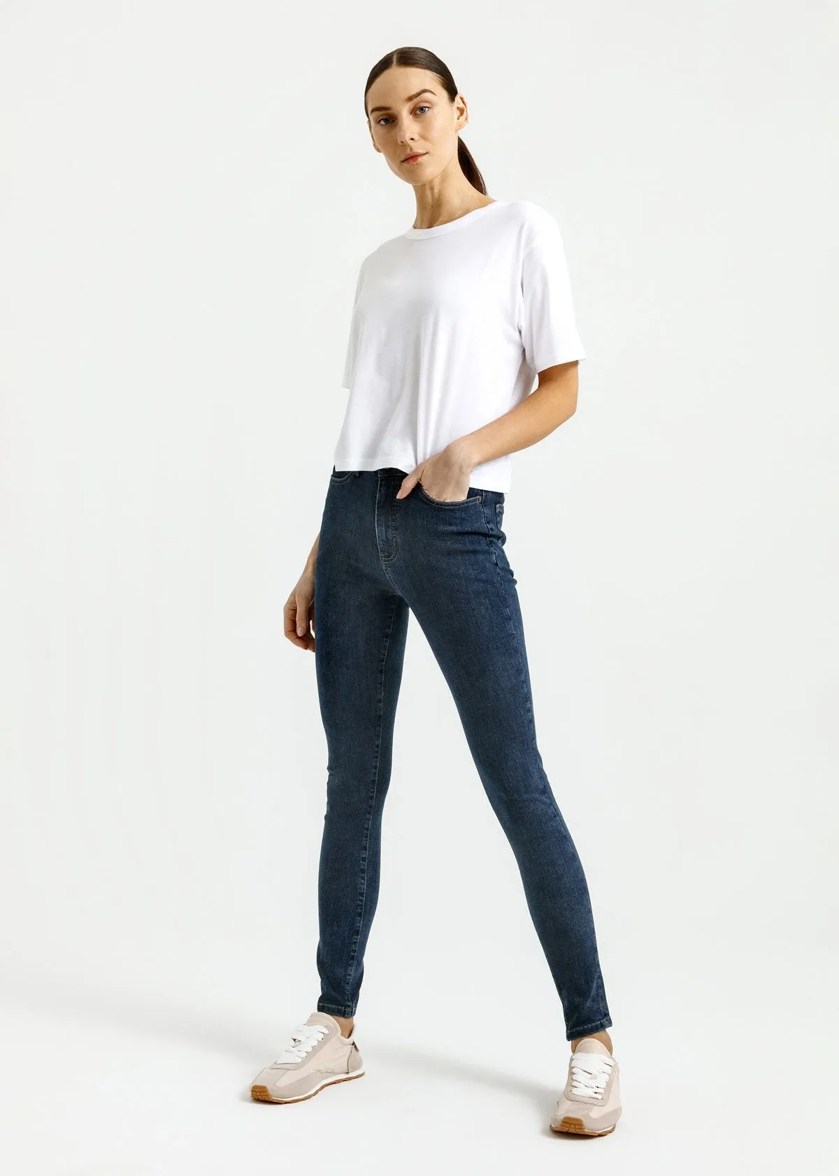 Four Way Flex High Rise Skinny - Dark Stone sold by DUER product image thumbnail 2