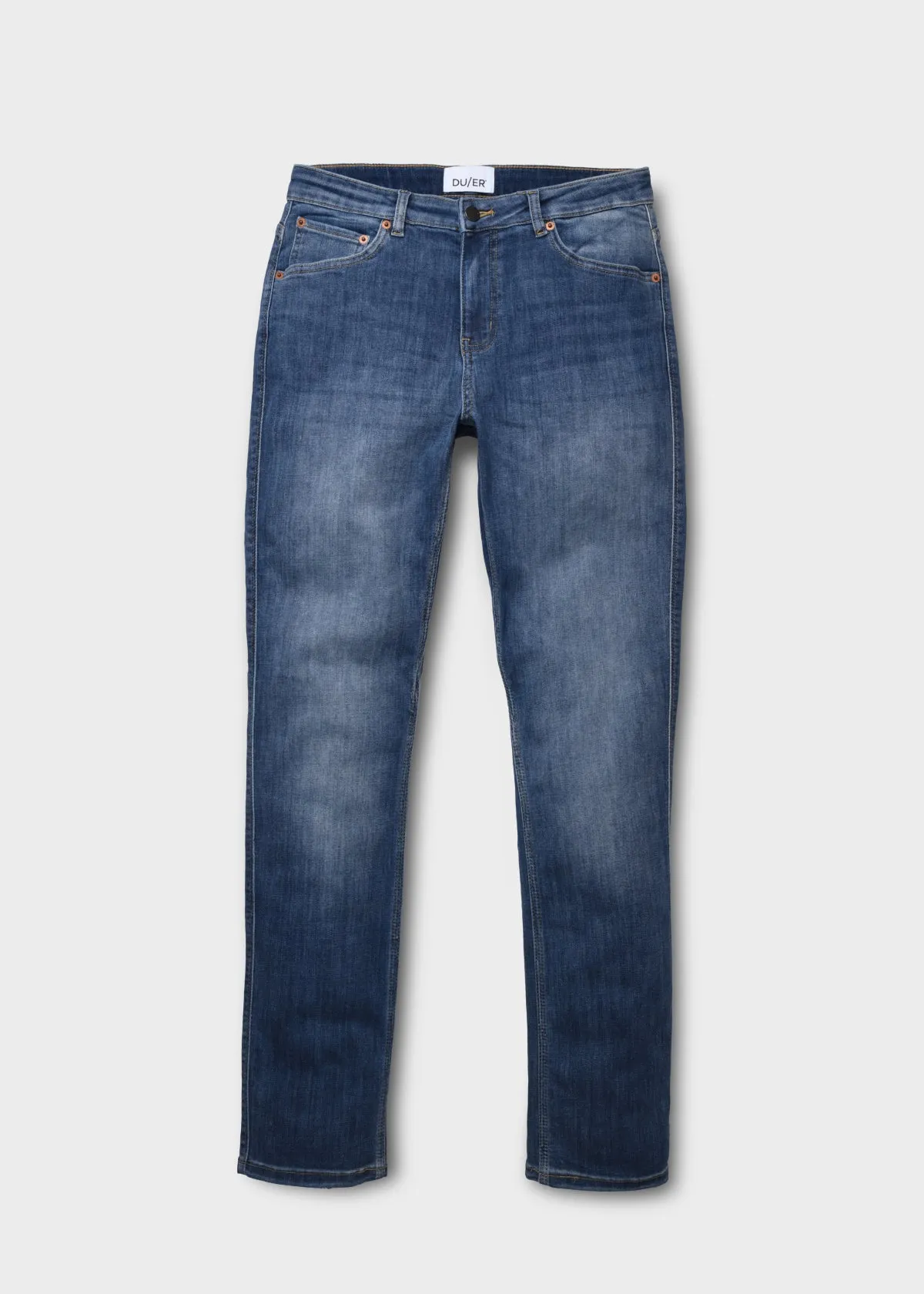 Performance Denim Mid Rise Slim Straight - Tidal sold by DUER product image thumbnail 2