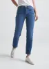 Midweight Denim High Rise Straight (Button Fly) - Medium Blue sold by DUER
