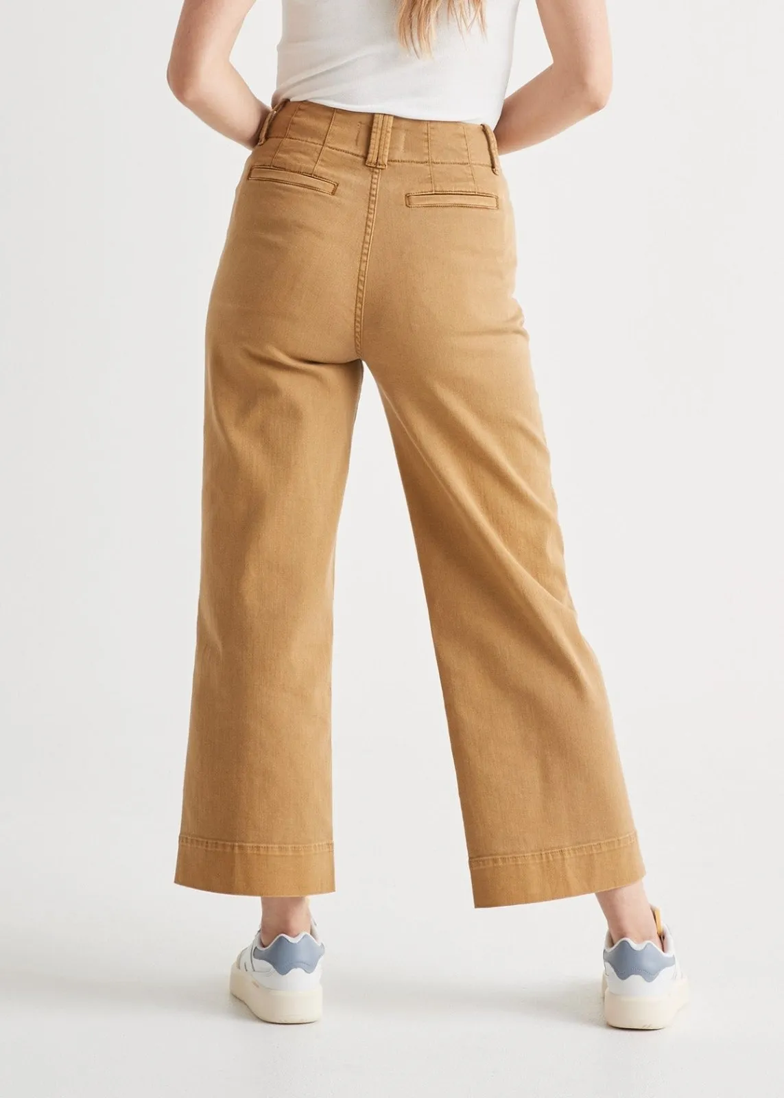 LuxTwill High Rise Trouser - Camel sold by DUER product image thumbnail 4