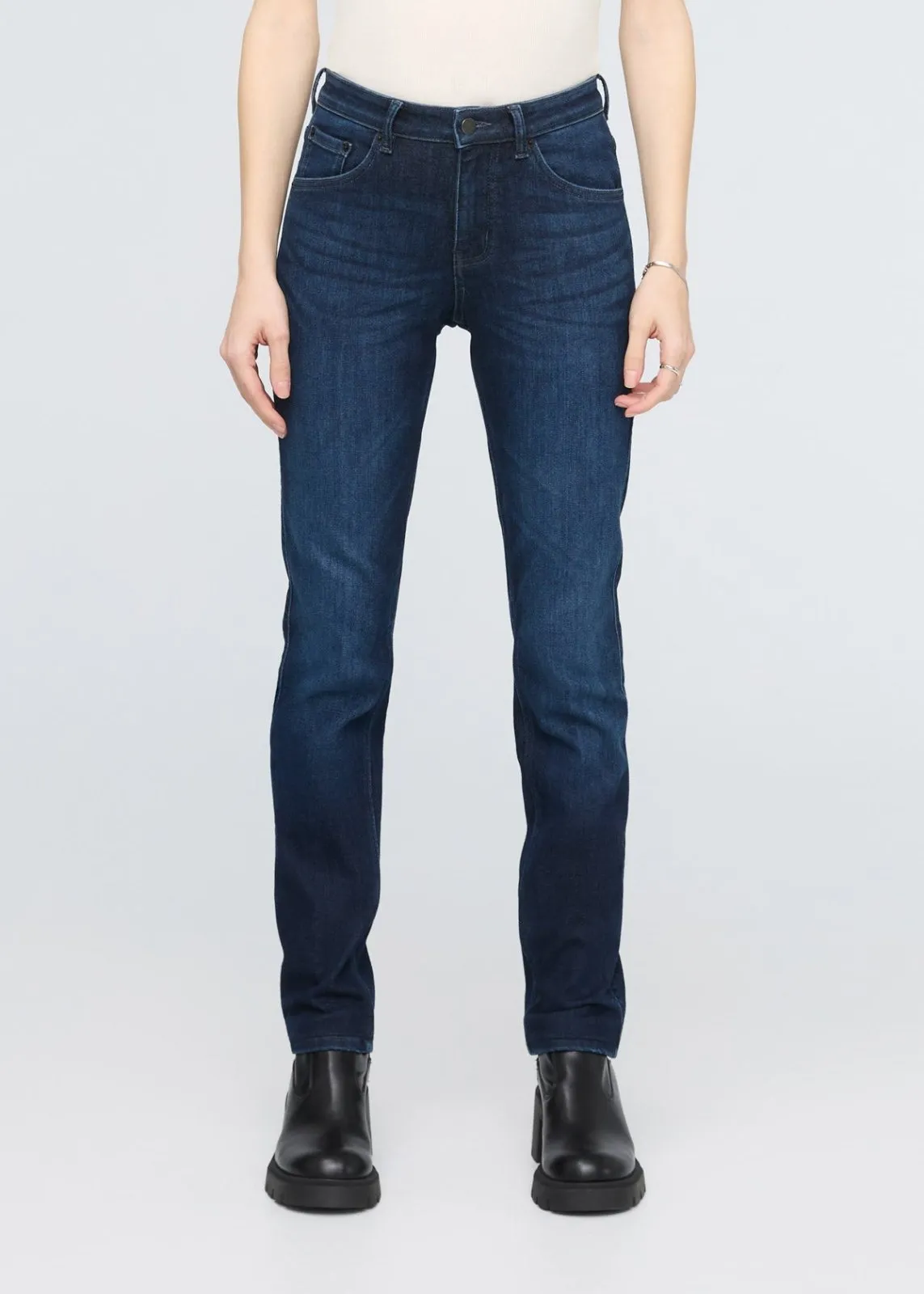 Tech Fleece Denim Slim Straight - Dark Indigo sold by DUER