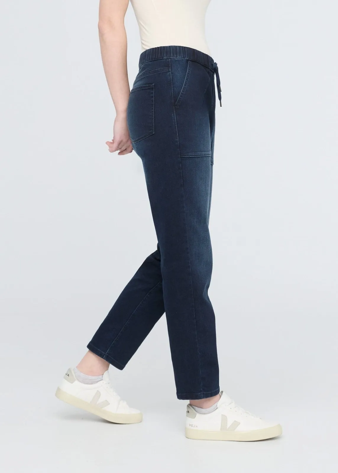 Performance Denim Harbour Pant - Meteorite sold by DUER product image thumbnail 3