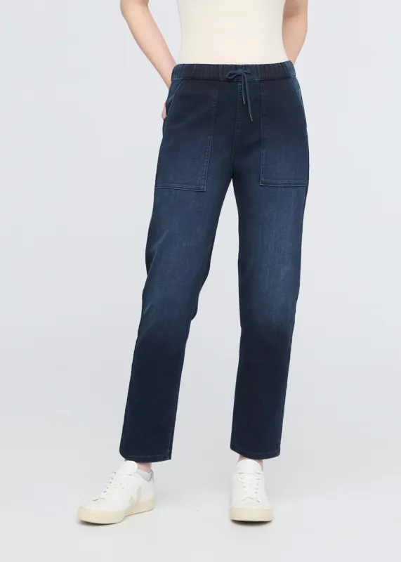 Performance Denim Harbour Pant - Meteorite sold by DUER