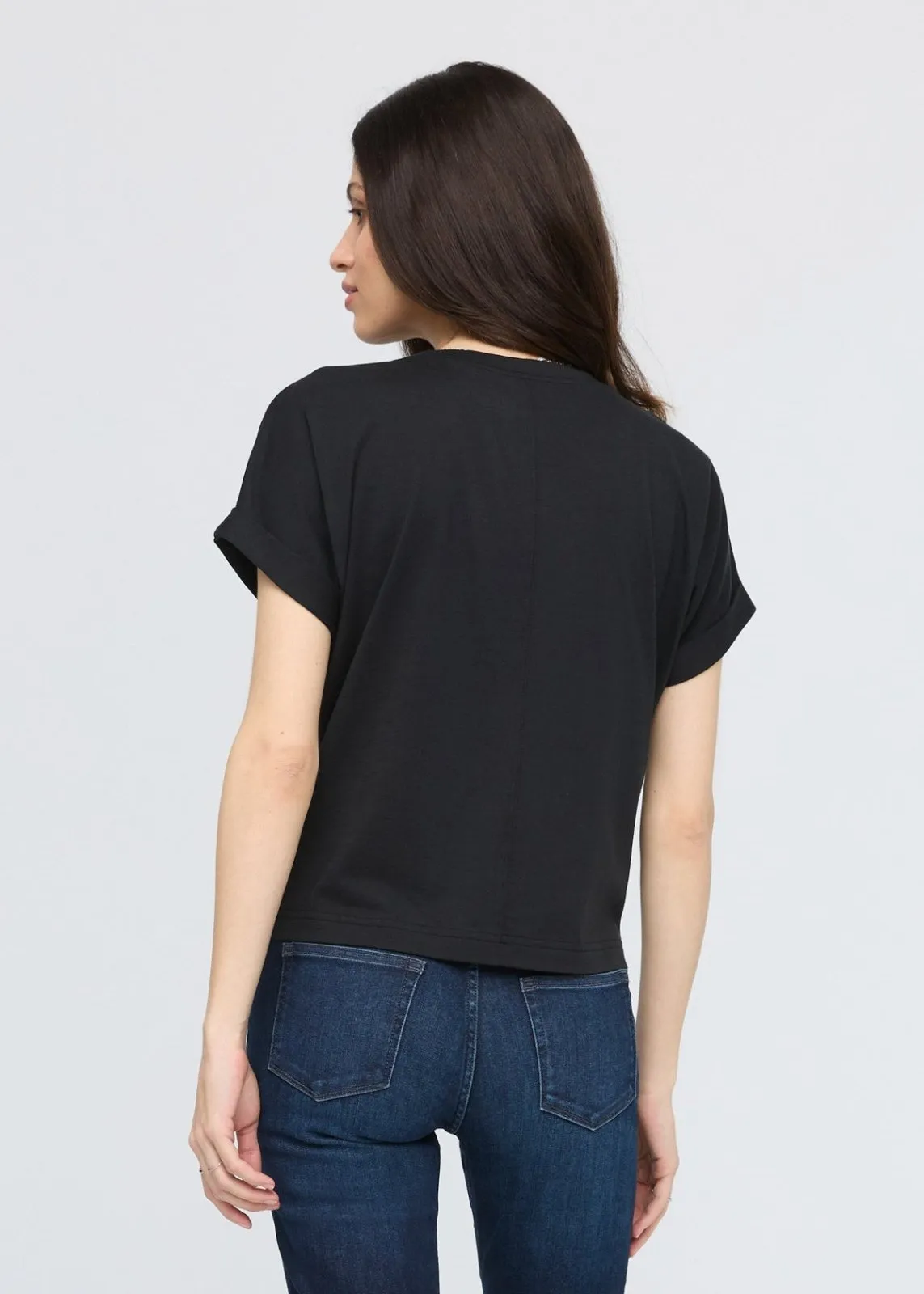 PurePima Dolman Tee - Black sold by DUER product image thumbnail 4