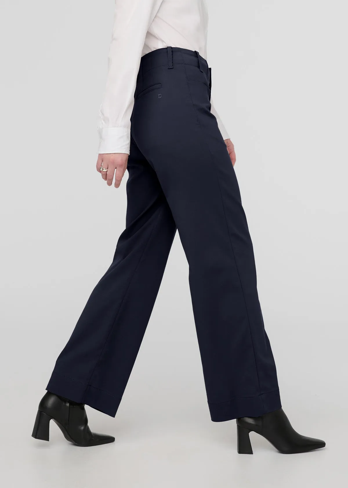 NuStretch High Rise Trouser - Navy sold by DUER product image thumbnail 3