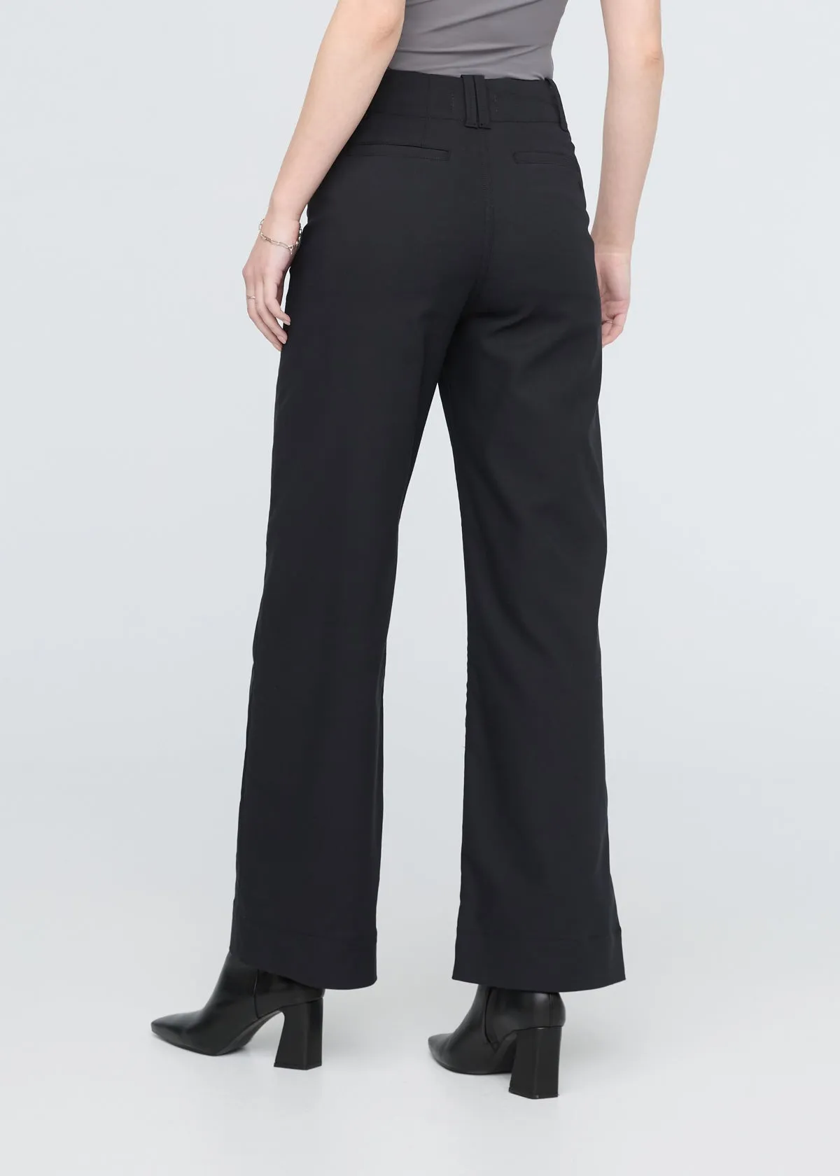 NuStretch High Rise Trouser - Black sold by DUER product image thumbnail 4