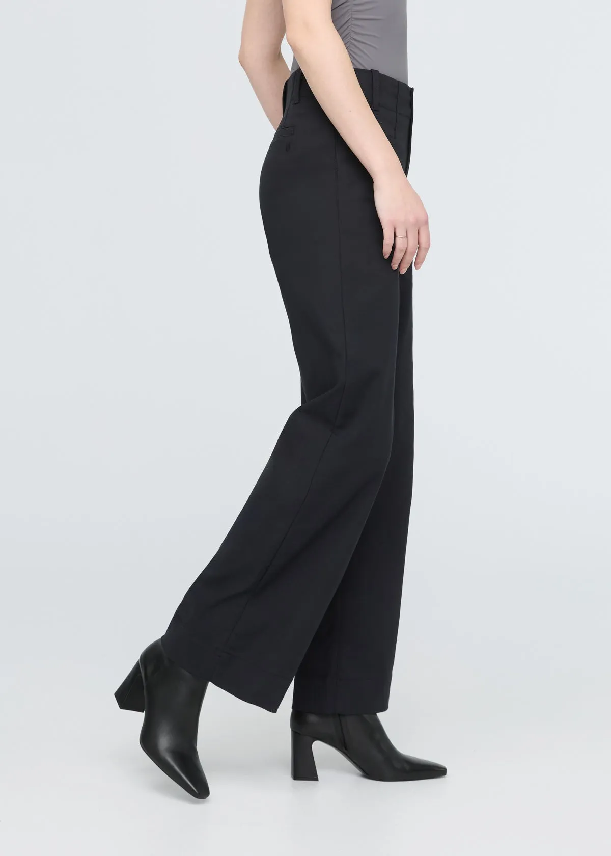 NuStretch High Rise Trouser - Black sold by DUER product image thumbnail 3