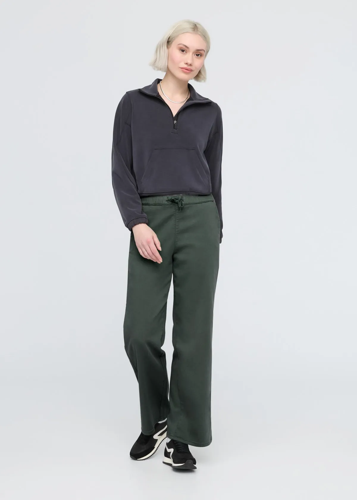 No Sweat Wide Leg Pant - Peat sold by DUER product image thumbnail 2