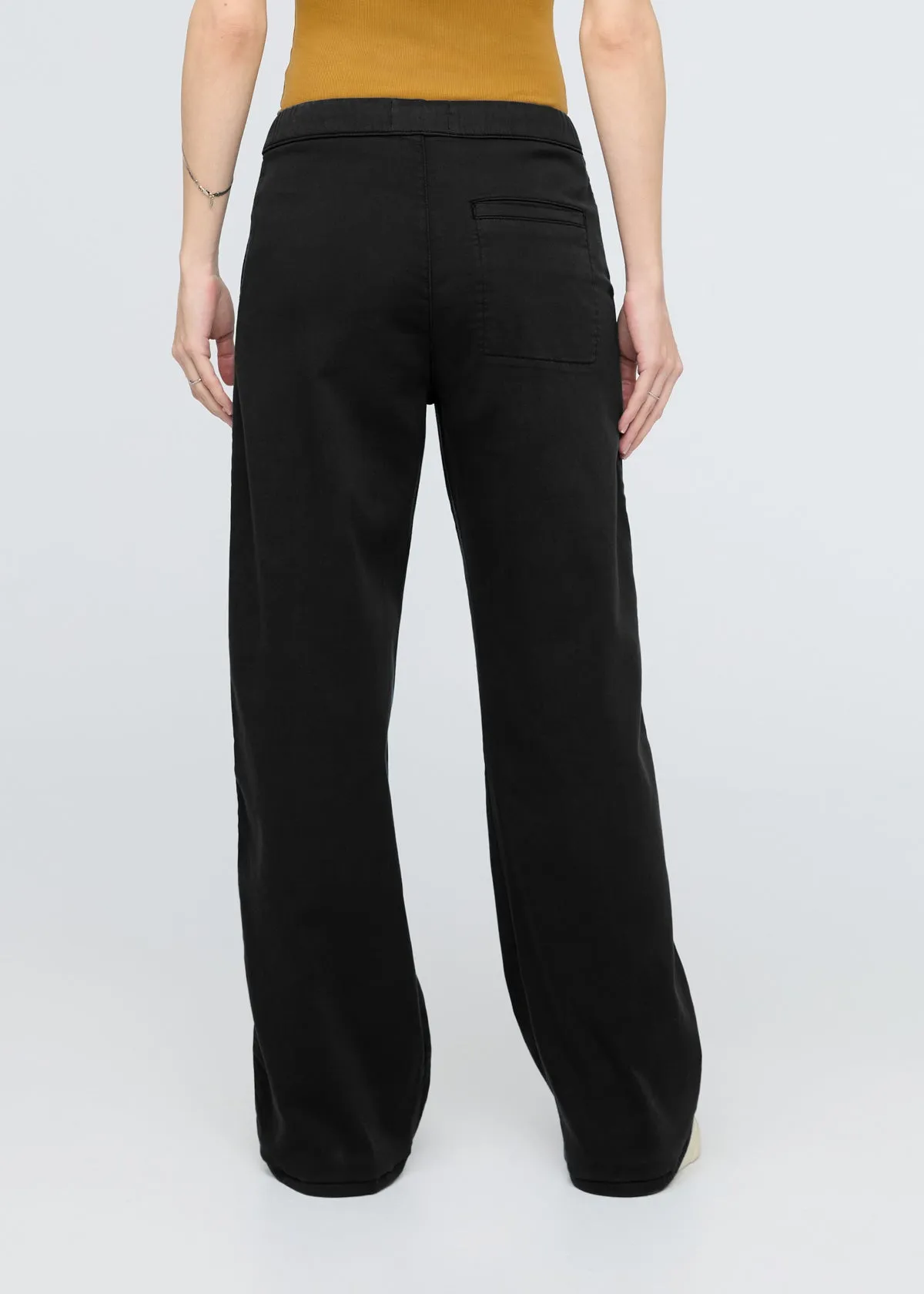 No Sweat Wide Leg Pant - Black sold by DUER product image thumbnail 4