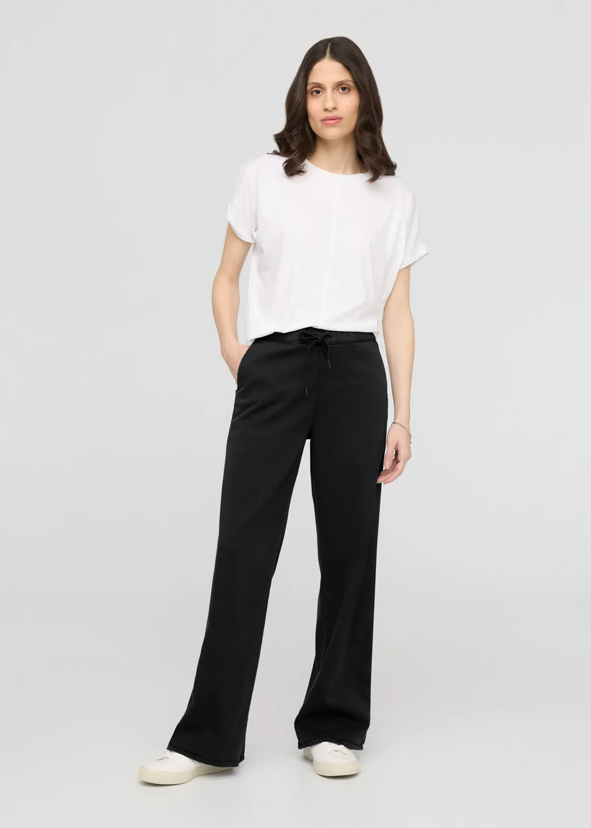 No Sweat Wide Leg Pant - Black sold by DUER product image thumbnail 2