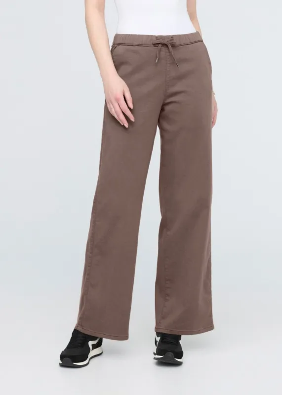 No Sweat Wide Leg Pant - Canteen sold by DUER