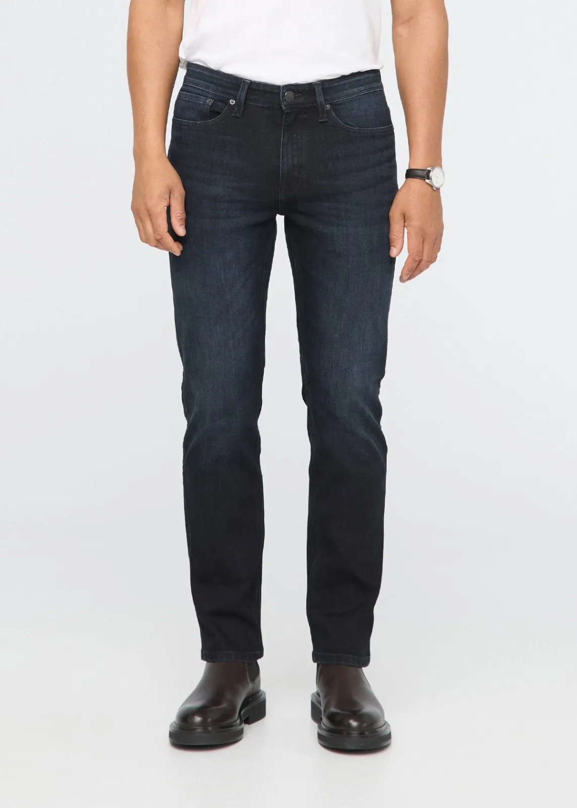 Performance Denim+ Straight - Carbon Stone sold by DUER