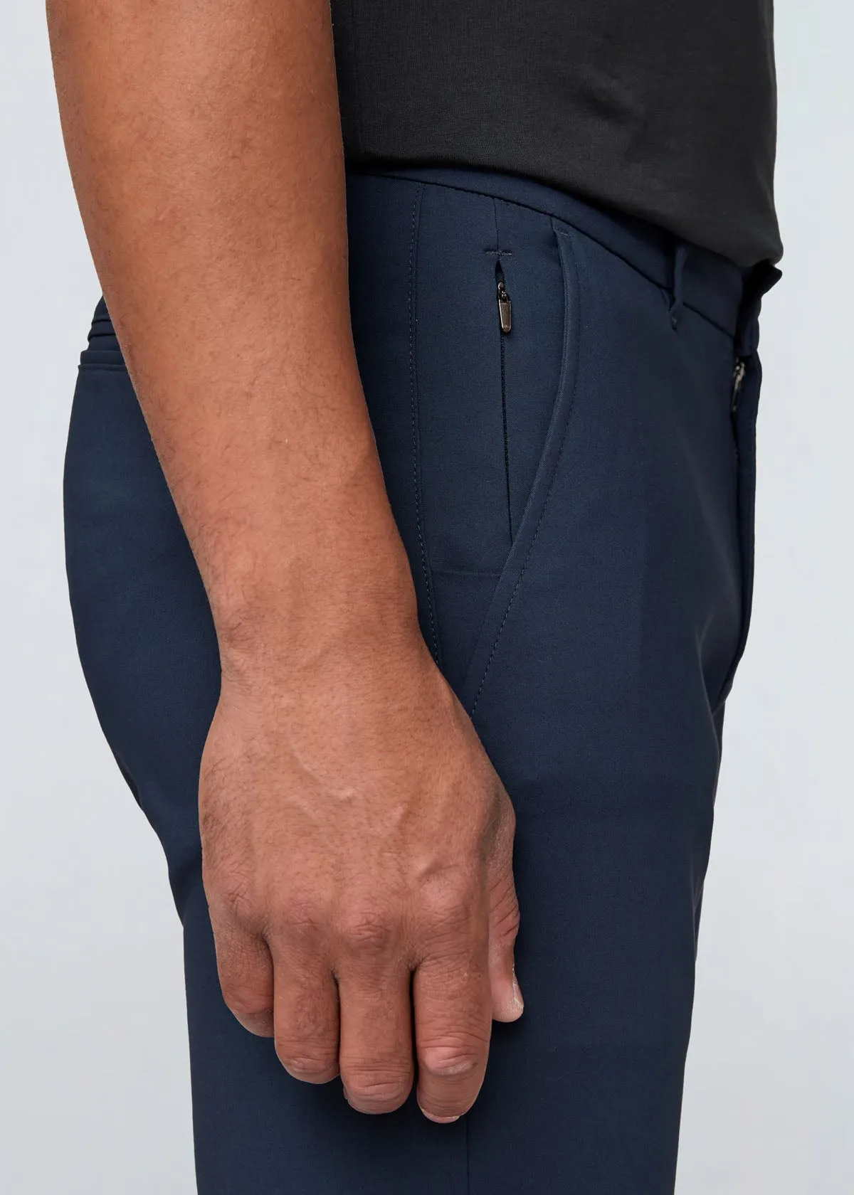 NuStretch Relaxed Taper Trouser - Navy sold by DUER product image thumbnail 5