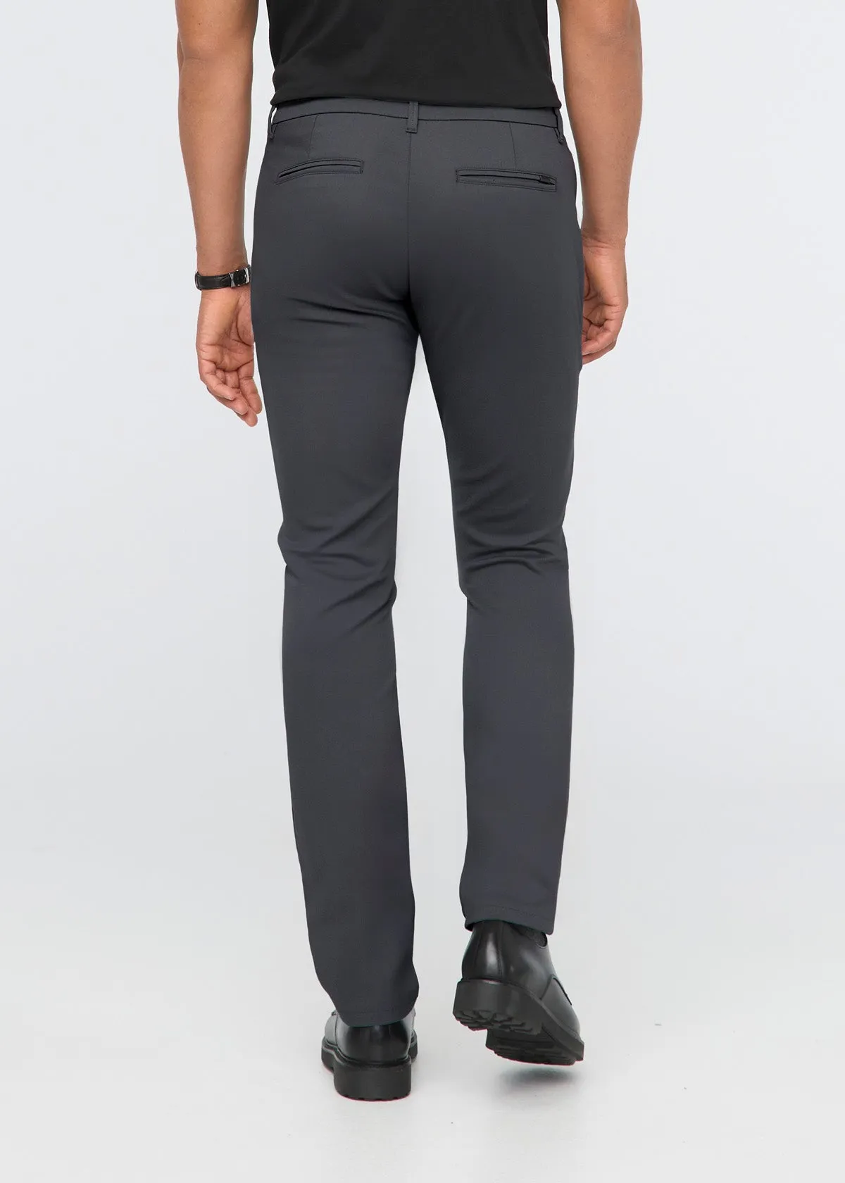 NuStretch Relaxed Taper Trouser - Charcoal sold by DUER product image thumbnail 3