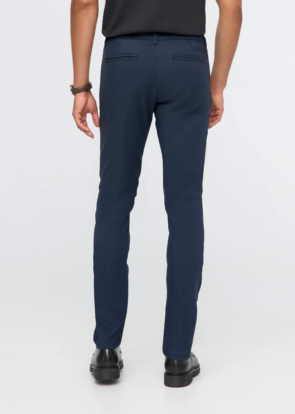 NuStretch Slim Straight Trouser - Navy sold by DUER product image thumbnail 4