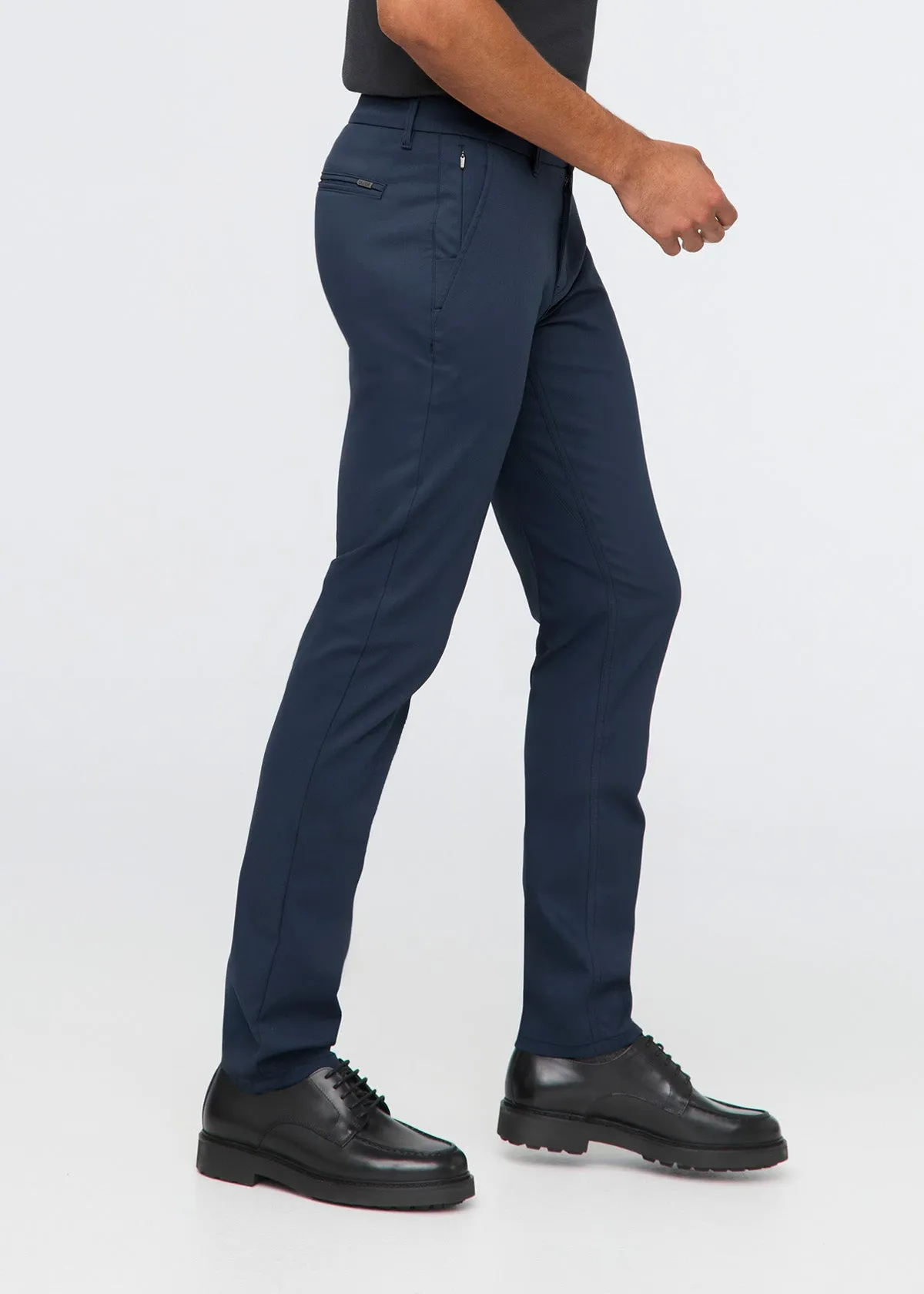 NuStretch Slim Straight Trouser - Navy sold by DUER product image thumbnail 3