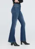 Performance Denim High Rise Flare - Worn in Blue sold by DUER