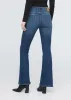 Performance Denim High Rise Flare - Worn in Blue sold by DUER