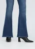 Performance Denim High Rise Flare - Worn in Blue sold by DUER