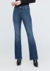 Performance Denim High Rise Flare - Worn in Blue sold by DUER