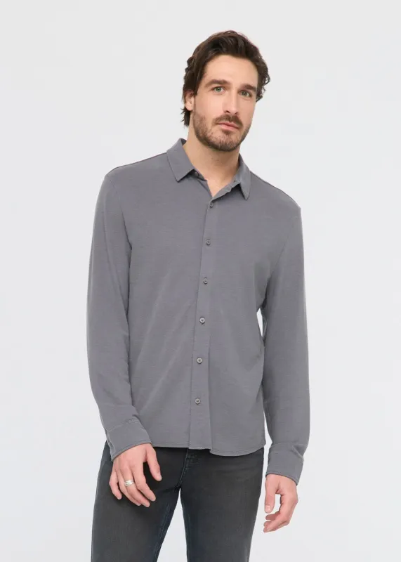 Air Flow Pique Button Down sold by DUER