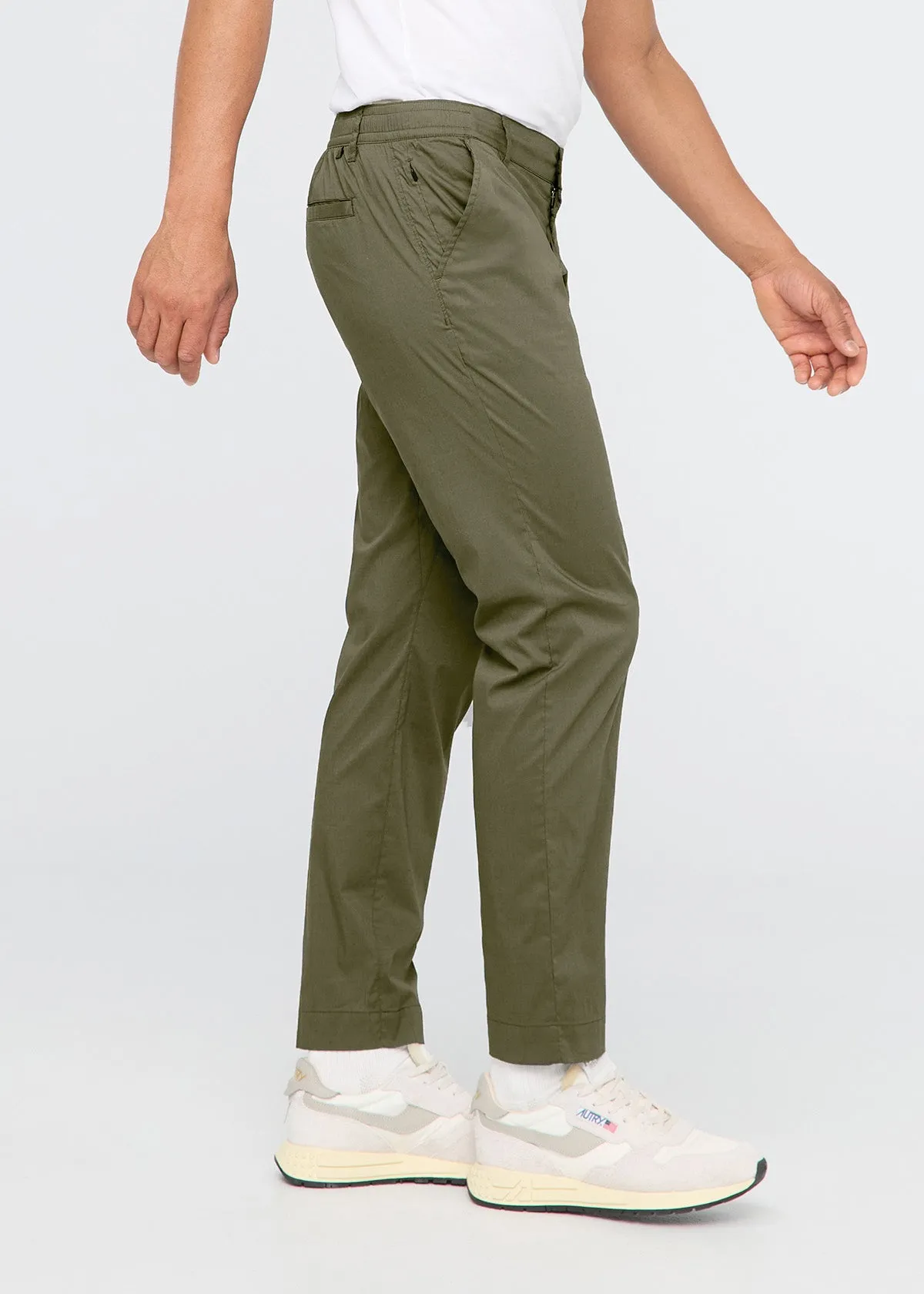 Weightless Poplin AC Pant - Moss sold by DUER product image thumbnail 3