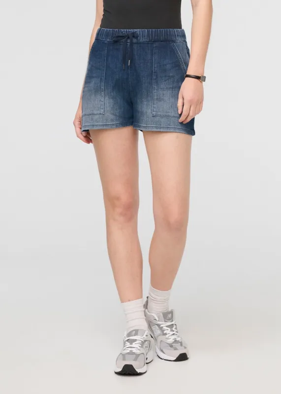 Performance Denim Harbour Short - Galactic made by DUER