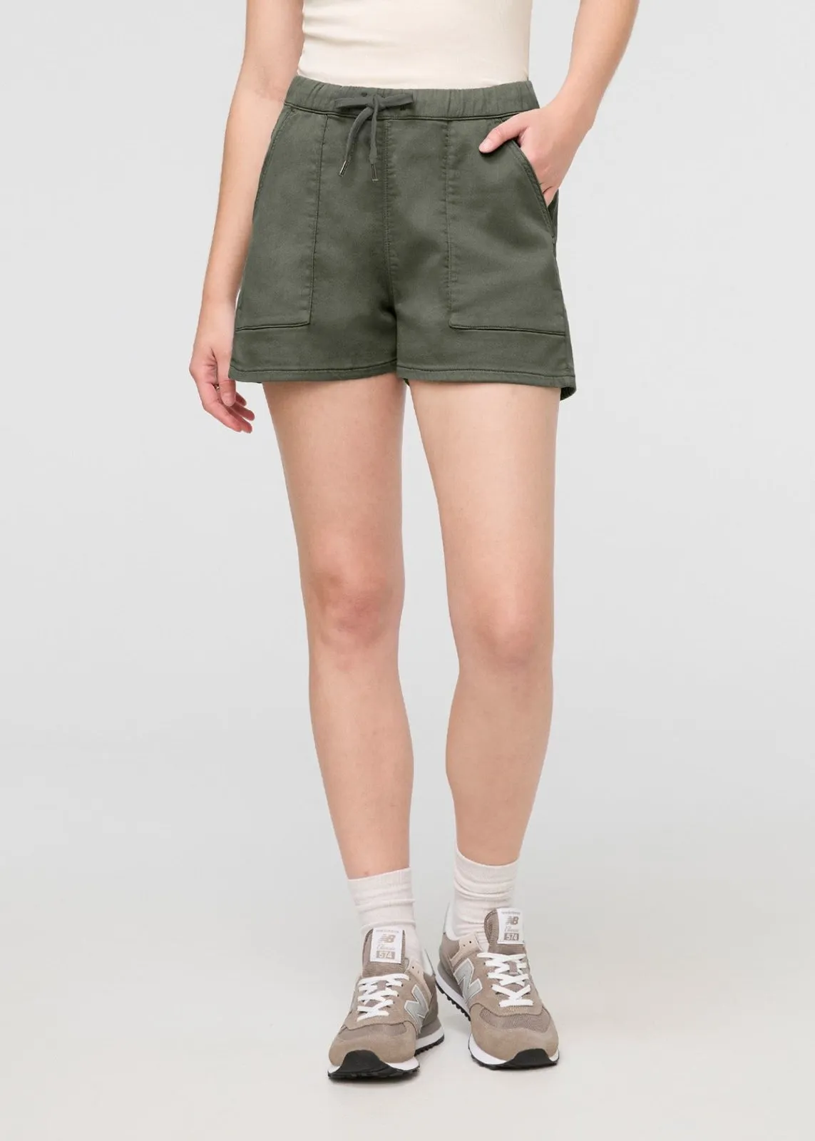 No Sweat Harbour Short - Moss sold by DUER
