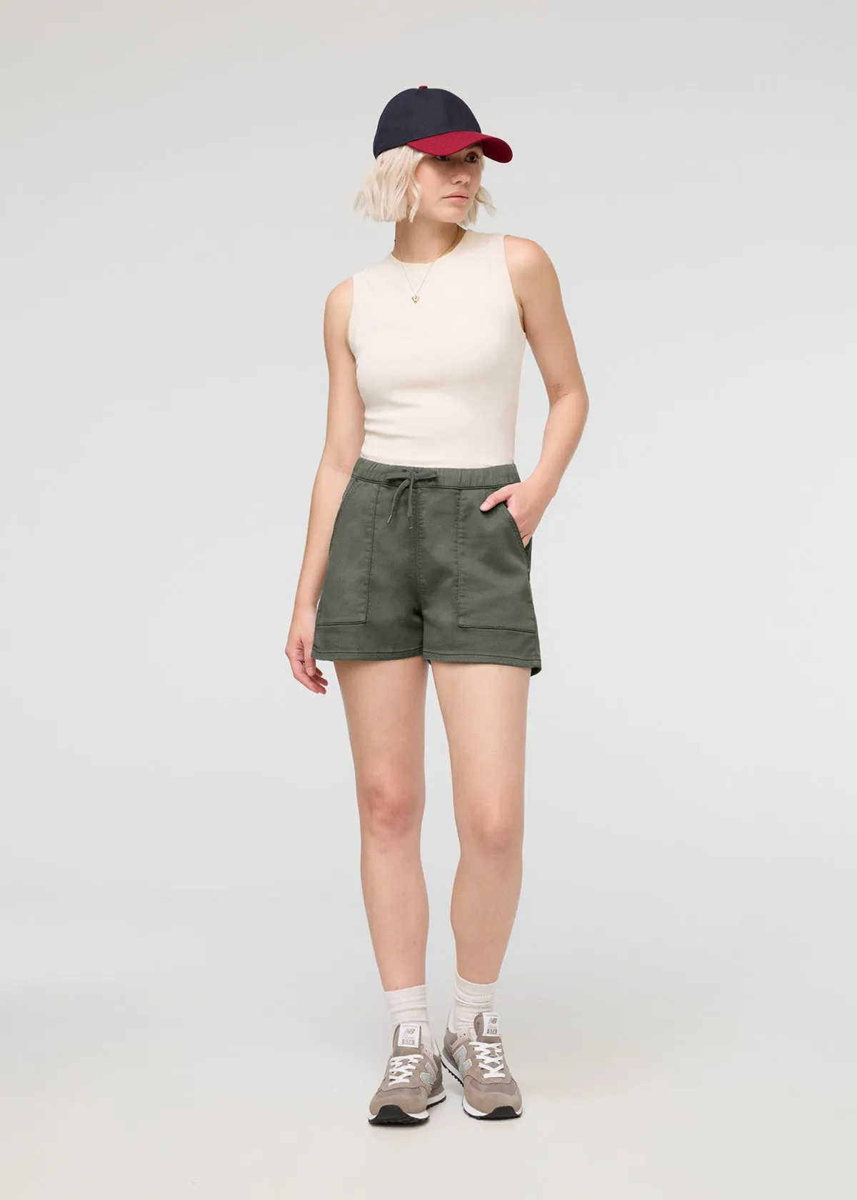 No Sweat Harbour Short - Moss sold by DUER product image thumbnail 2