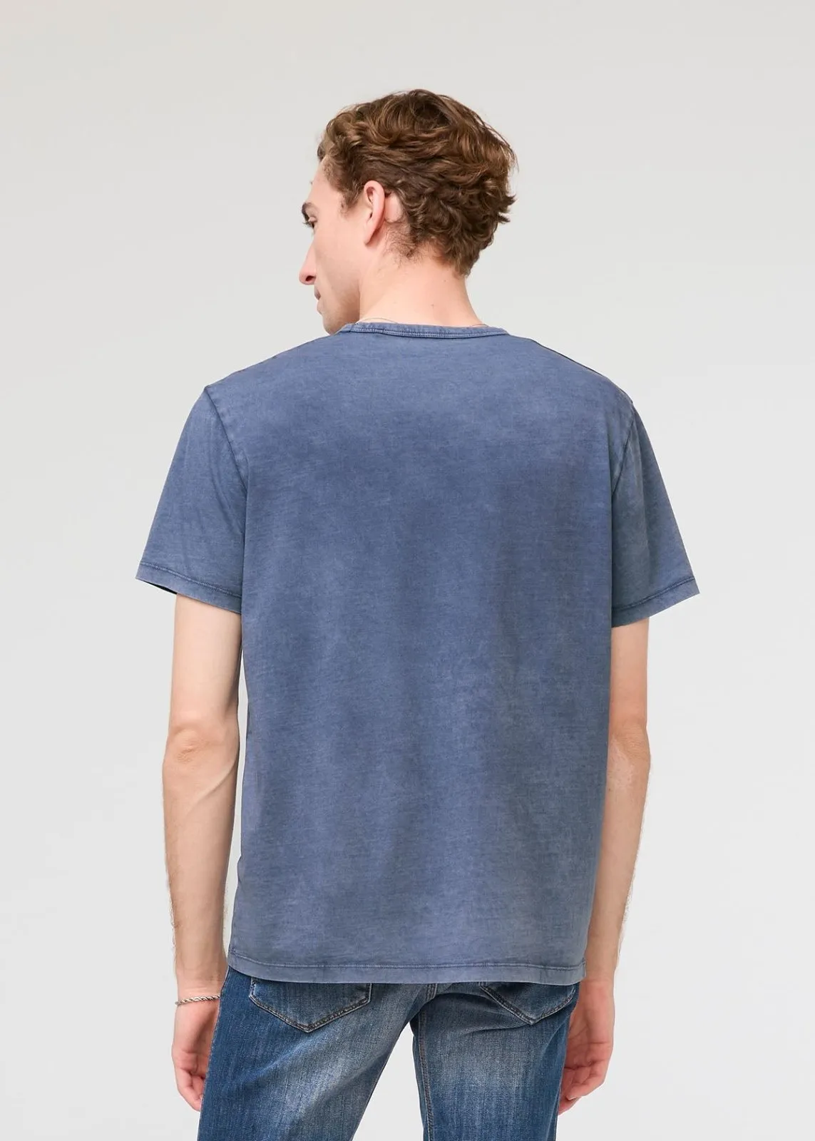 PurePima Vintage Pocket Tee - Washed Indigo sold by DUER product image thumbnail 3
