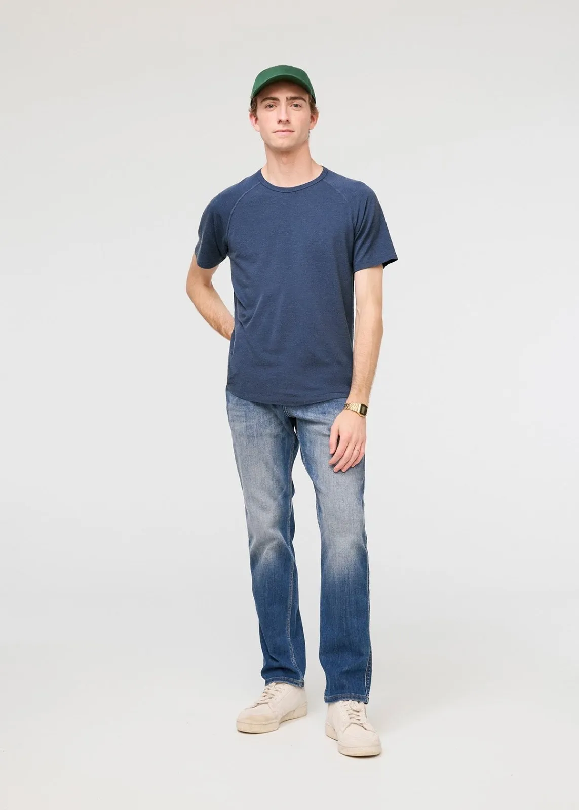 Air Flow Pique Tee - Sail sold by DUER product image thumbnail 2