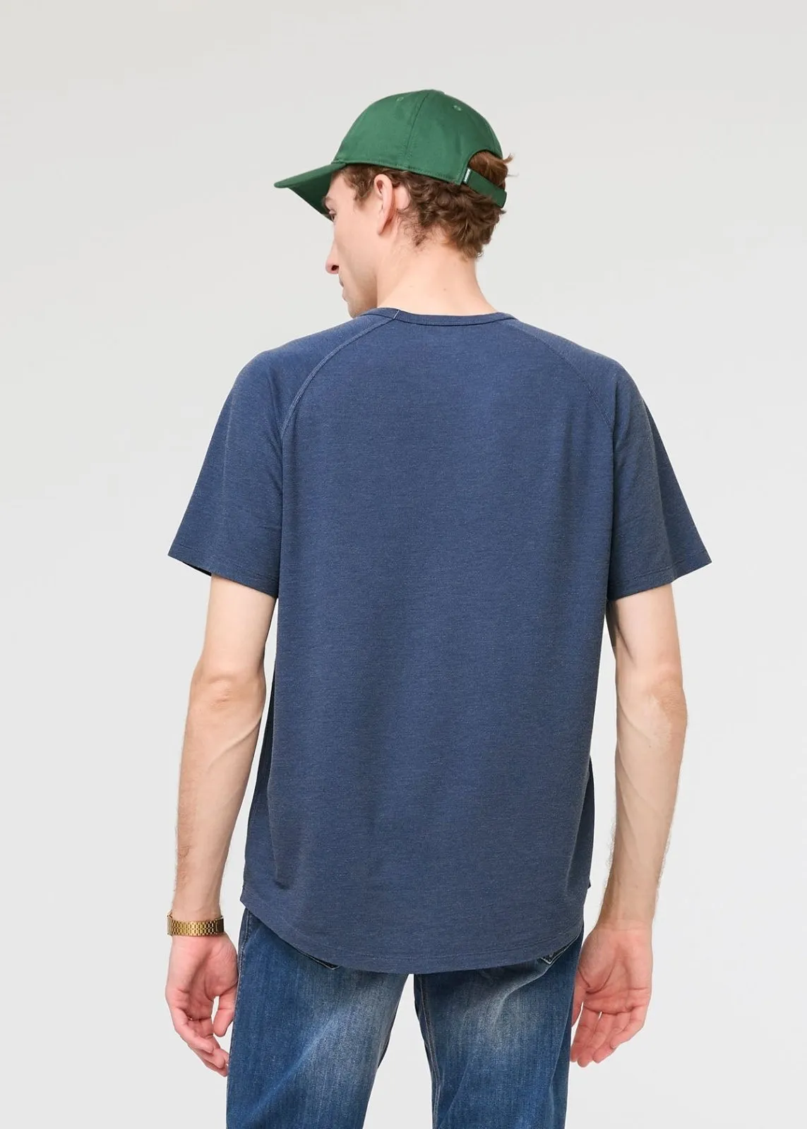 Air Flow Pique Tee - Sail sold by DUER product image thumbnail 4