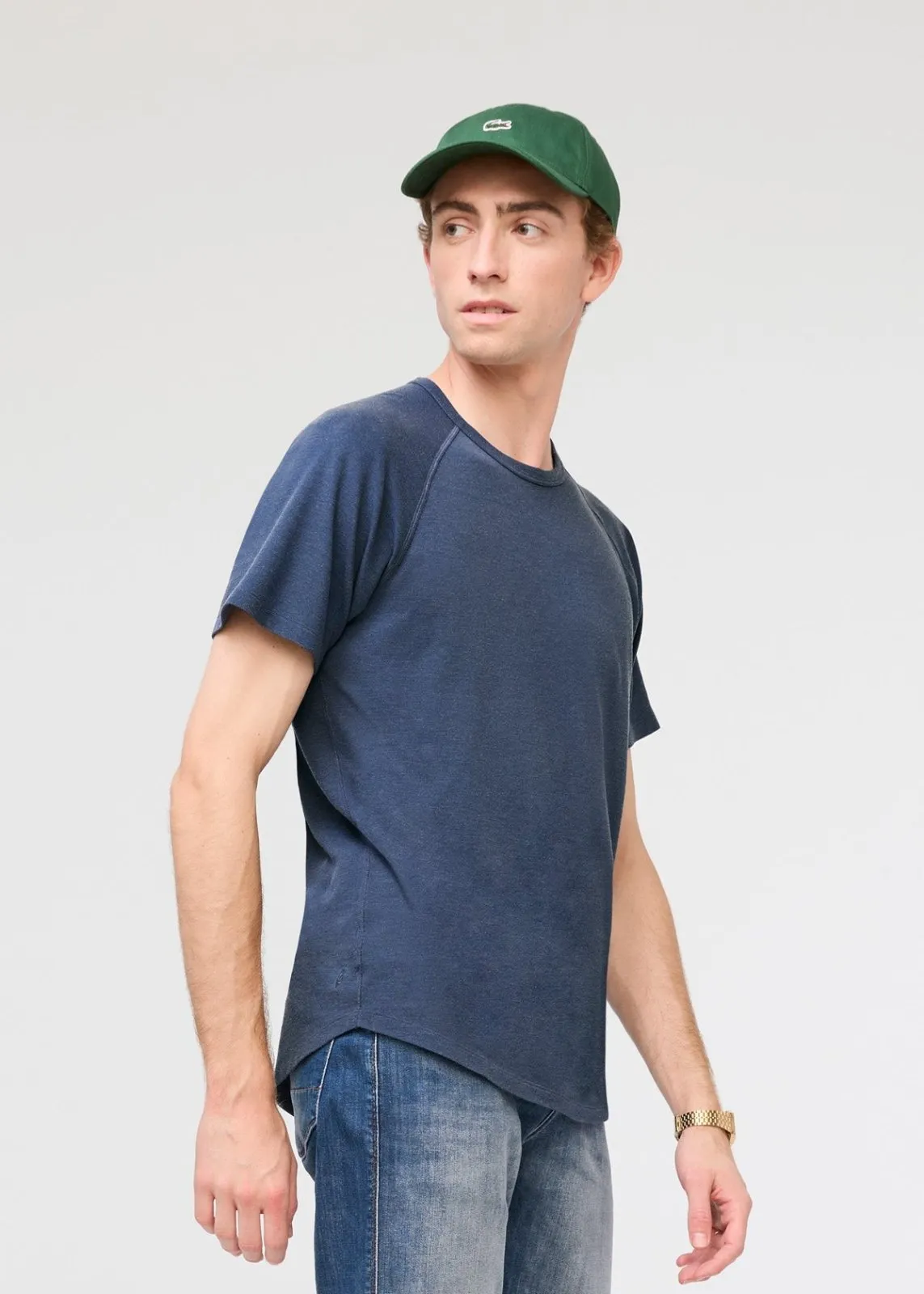 Air Flow Pique Tee - Sail sold by DUER product image thumbnail 3