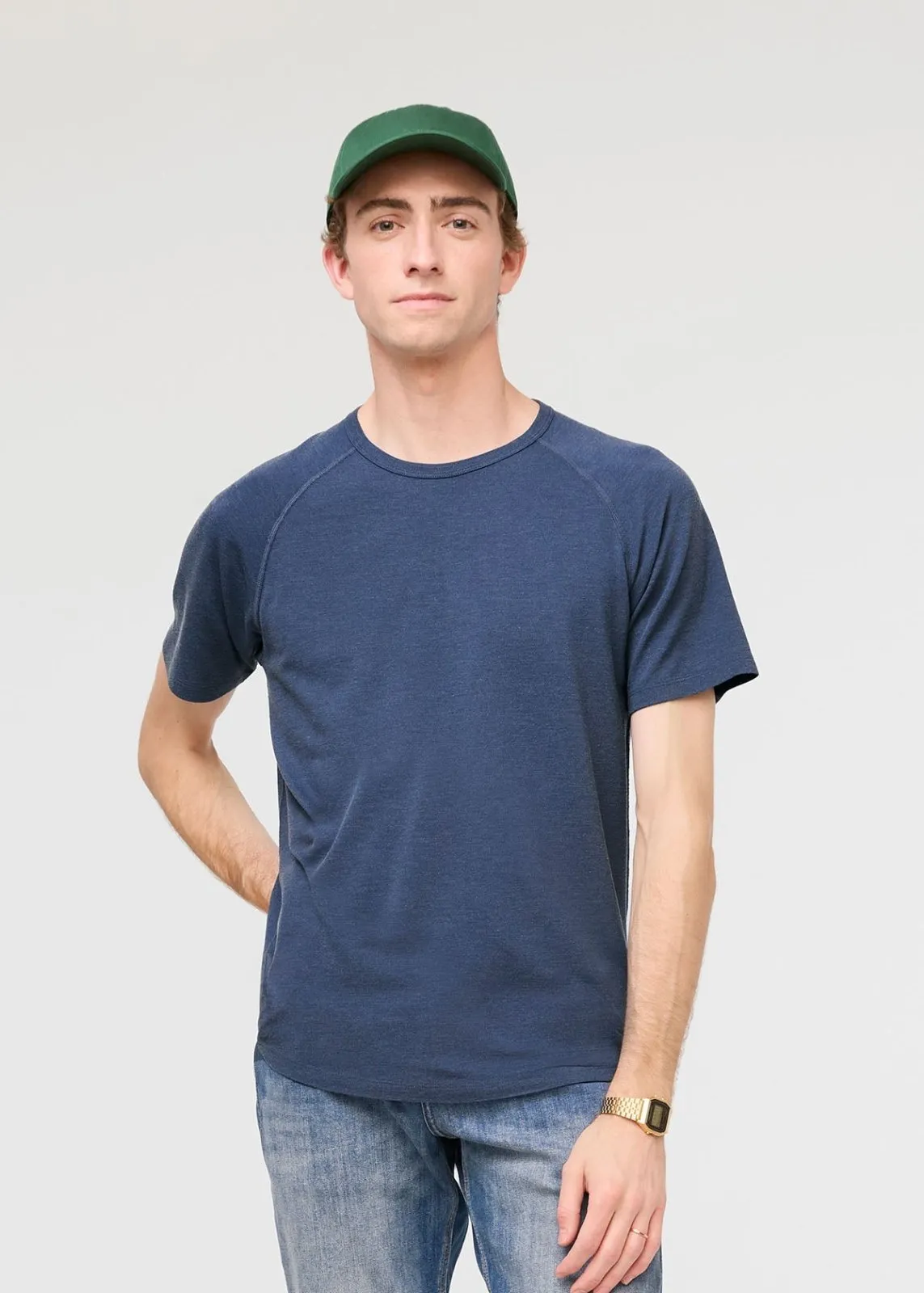 Air Flow Pique Tee - Sail sold by DUER