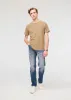 Air Flow Pique Tee - Oatmeal sold by DUER