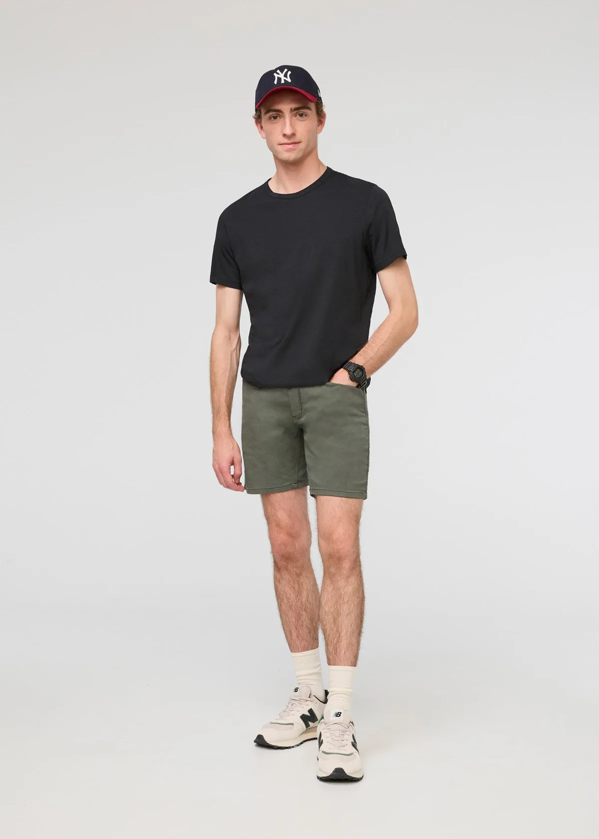 No Sweat Short Slim - Moss sold by DUER product image thumbnail 2