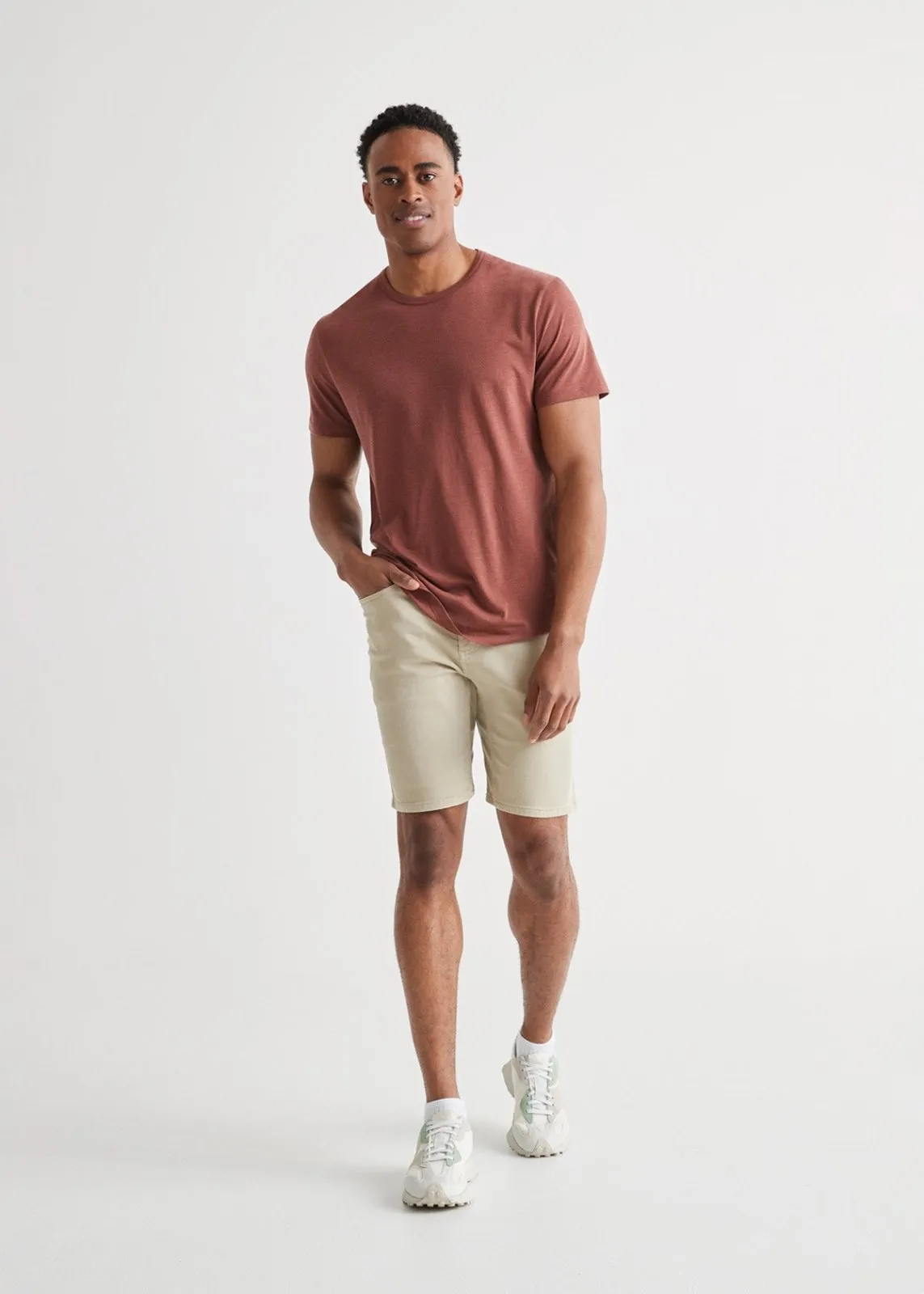 No Sweat Short Slim - Linen sold by DUER product image thumbnail 2
