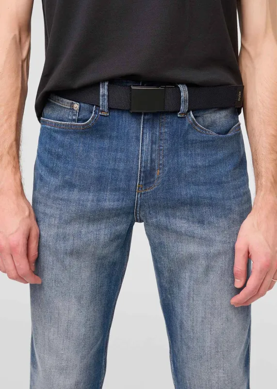 Reversible Stretch Belt - Navy/Brown sold by DUER