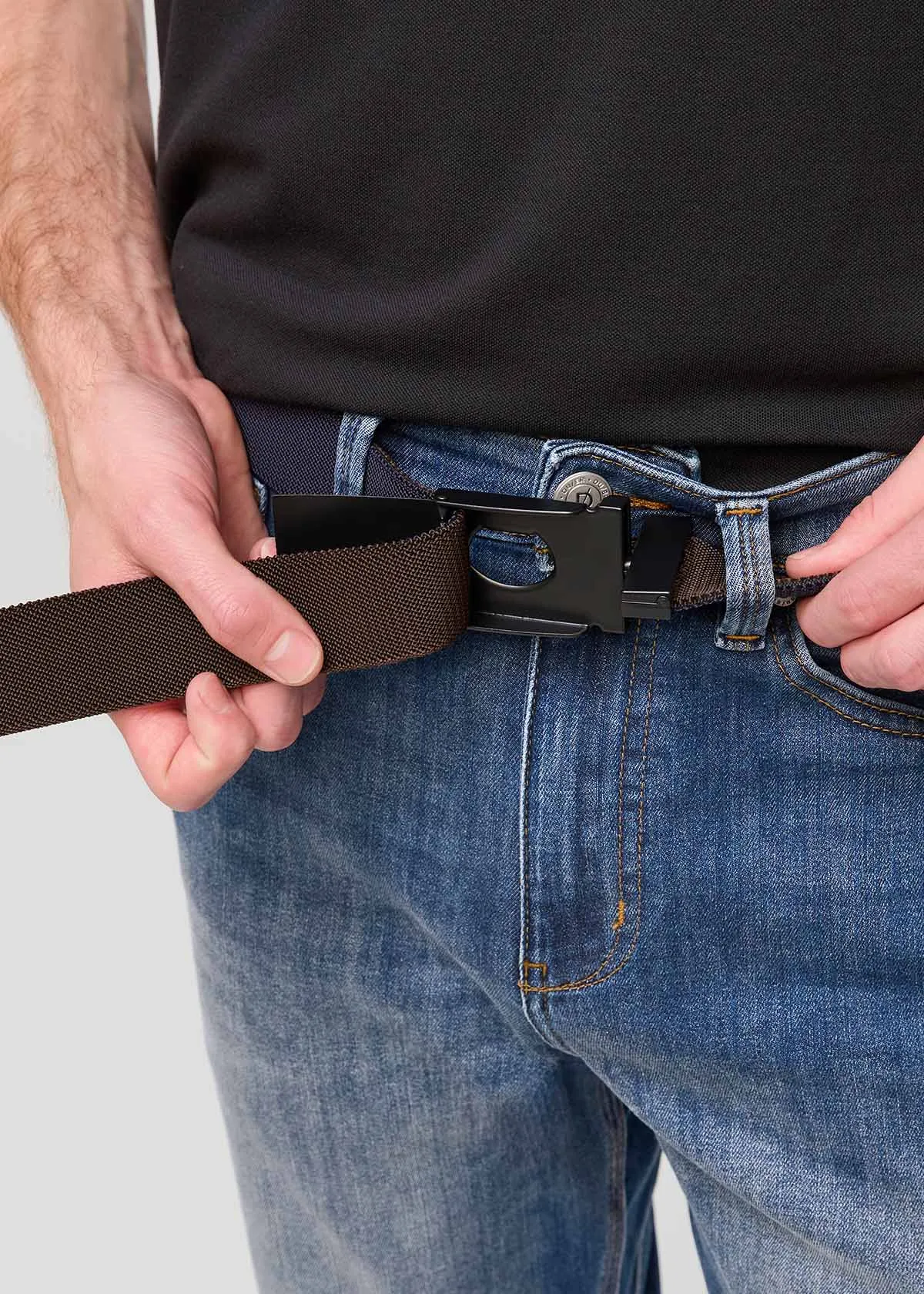 Reversible Stretch Belt - Navy/Brown sold by DUER product image thumbnail 2