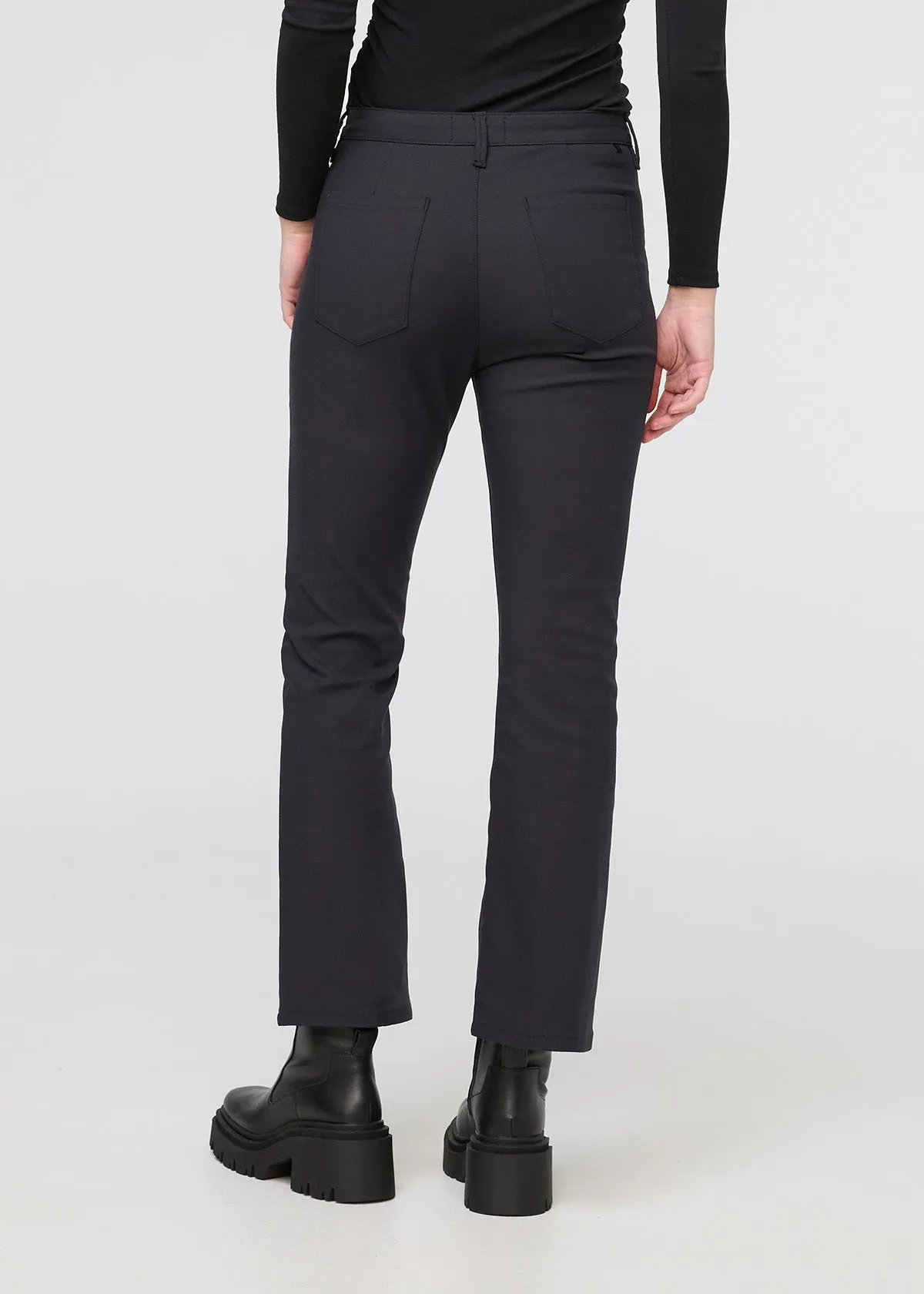 NuStretch High Rise Kick Flare - Black sold by DUER product image thumbnail 4