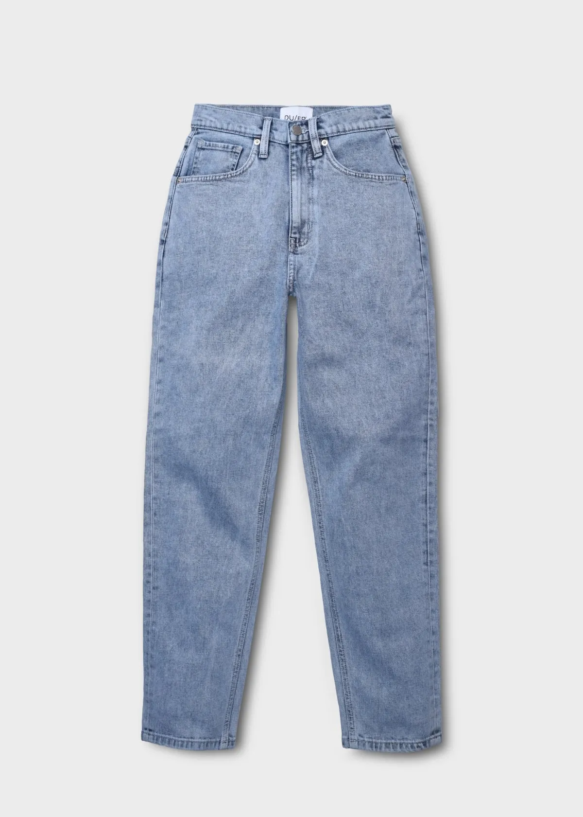Midweight Denim High Rise Arc (Zip Fly) - Salt and Pepper sold by DUER product image thumbnail 2
