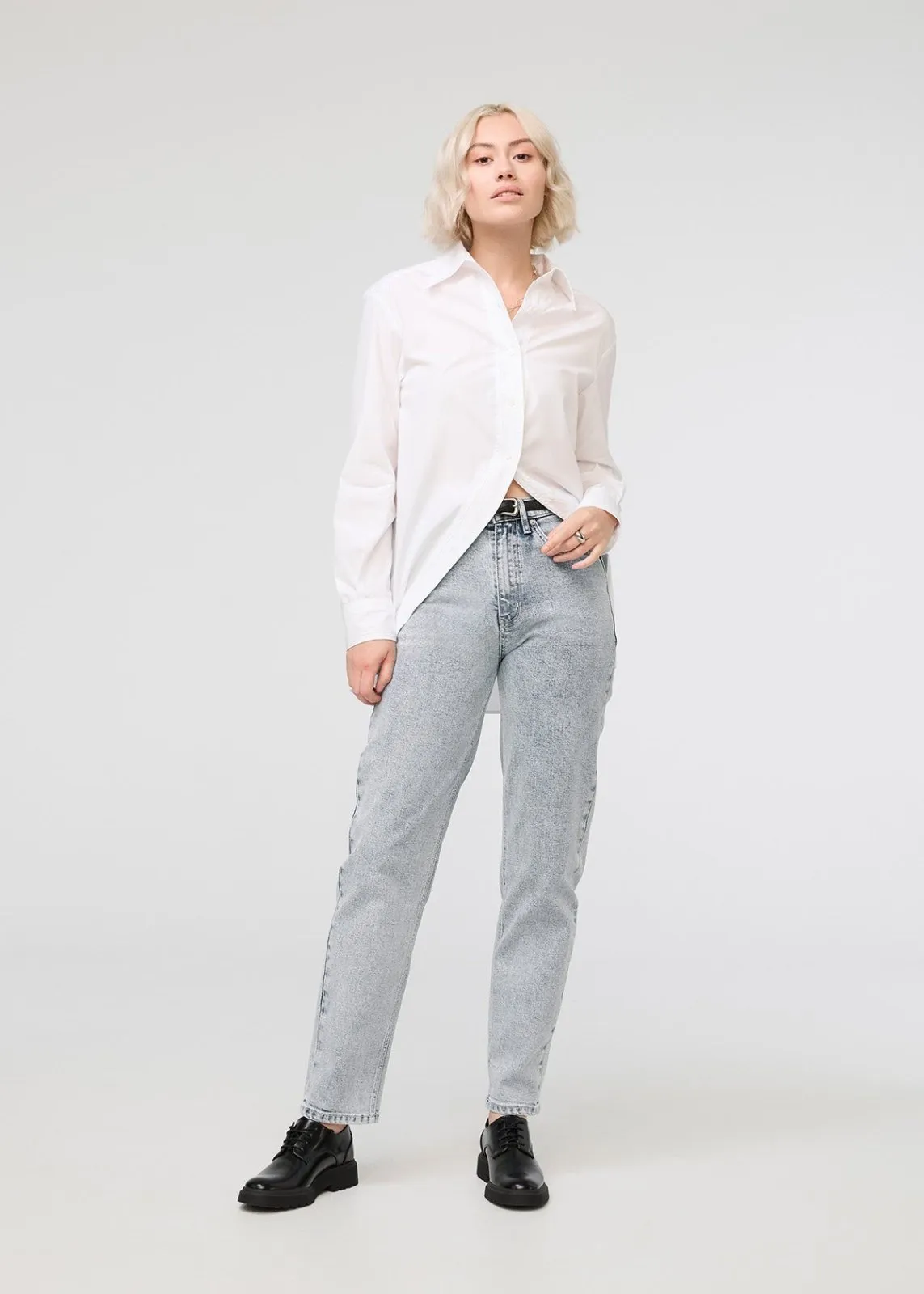 Midweight Denim High Rise Arc (Zip Fly) sold by DUER product image thumbnail 2