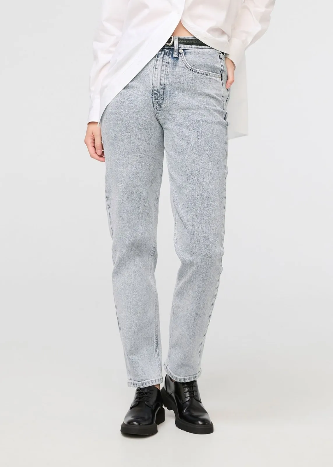 Midweight Denim High Rise Arc (Zip Fly) sold by DUER