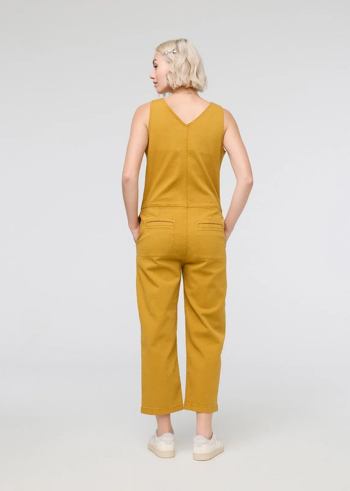 LuxTwill Jumpsuit - Cider sold by DUER product image thumbnail 3