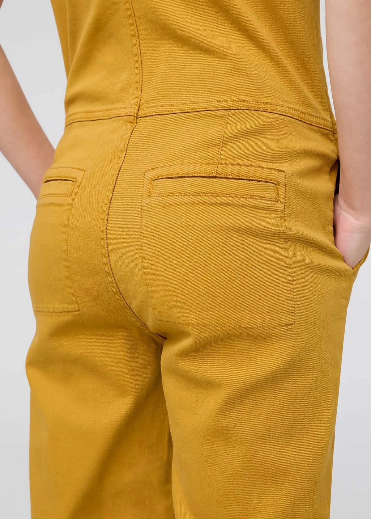 LuxTwill Jumpsuit - Cider sold by DUER product image thumbnail 5