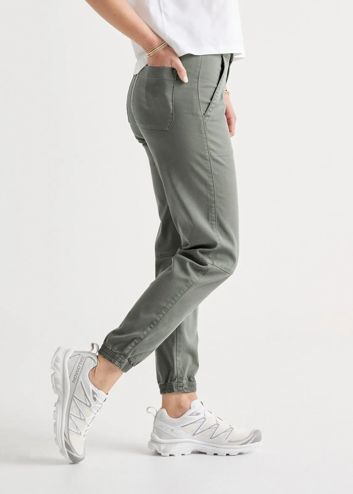 Live Free High Rise Jogger - Thyme sold by DUER product image thumbnail 3