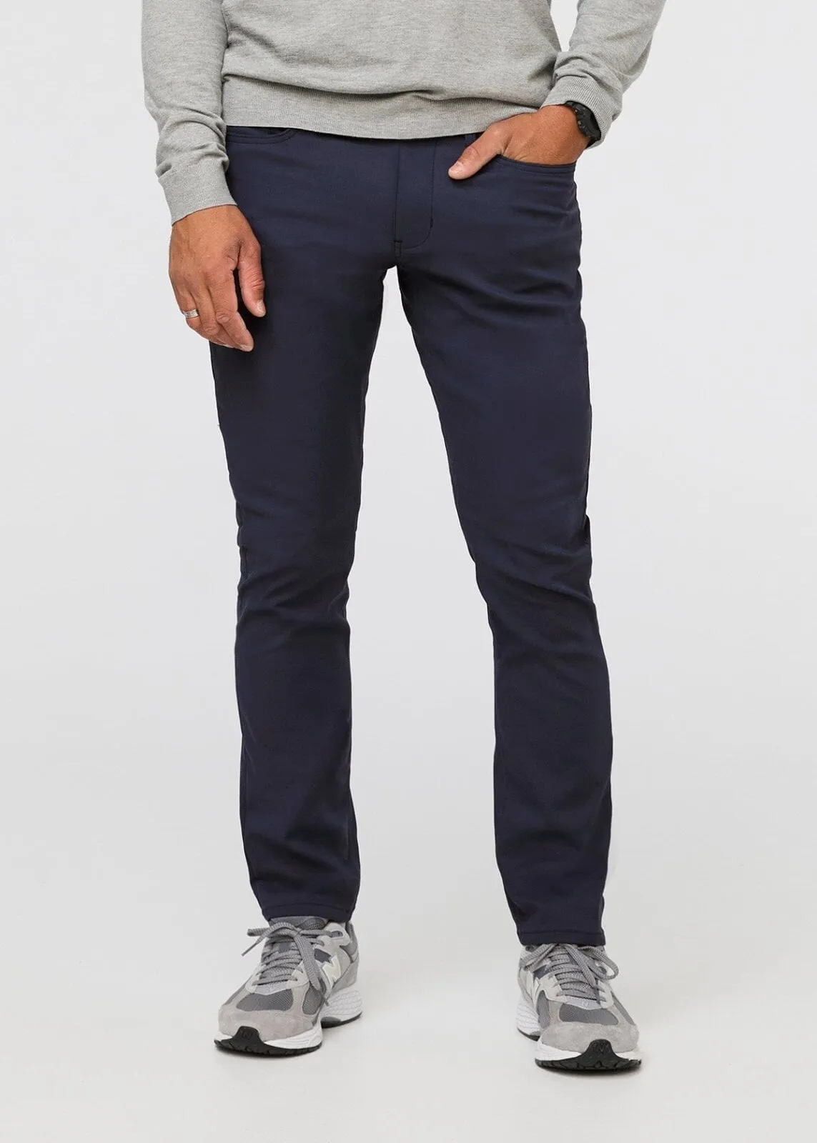 NuStretch Relaxed Taper 5 Pocket - Navy sold by DUER