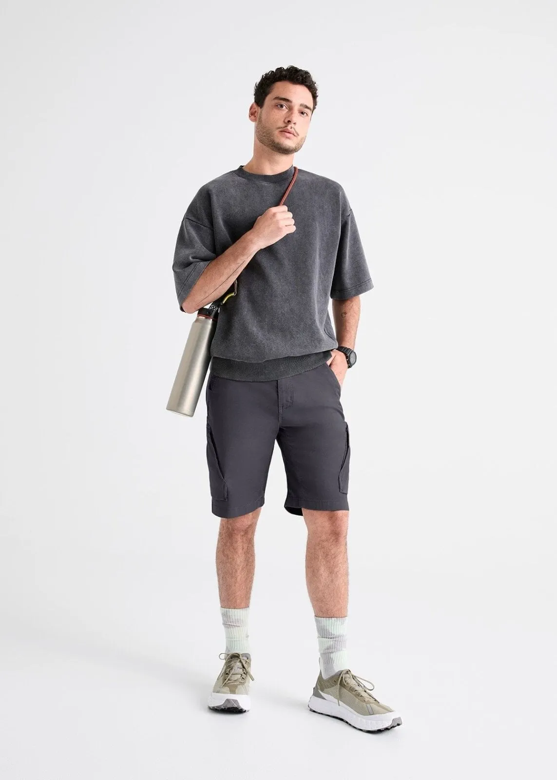 Live Free Adventure Short - Charcoal sold by DUER product image thumbnail 2