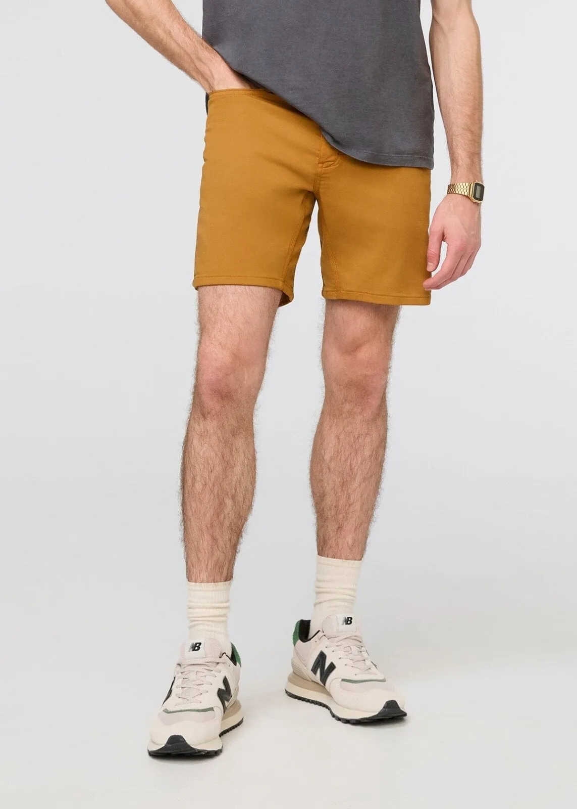 No Sweat Short Slim - Cider sold by DUER