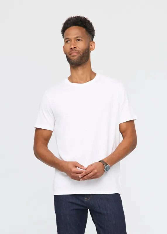 PurePima Only Tee - White sold by DUER